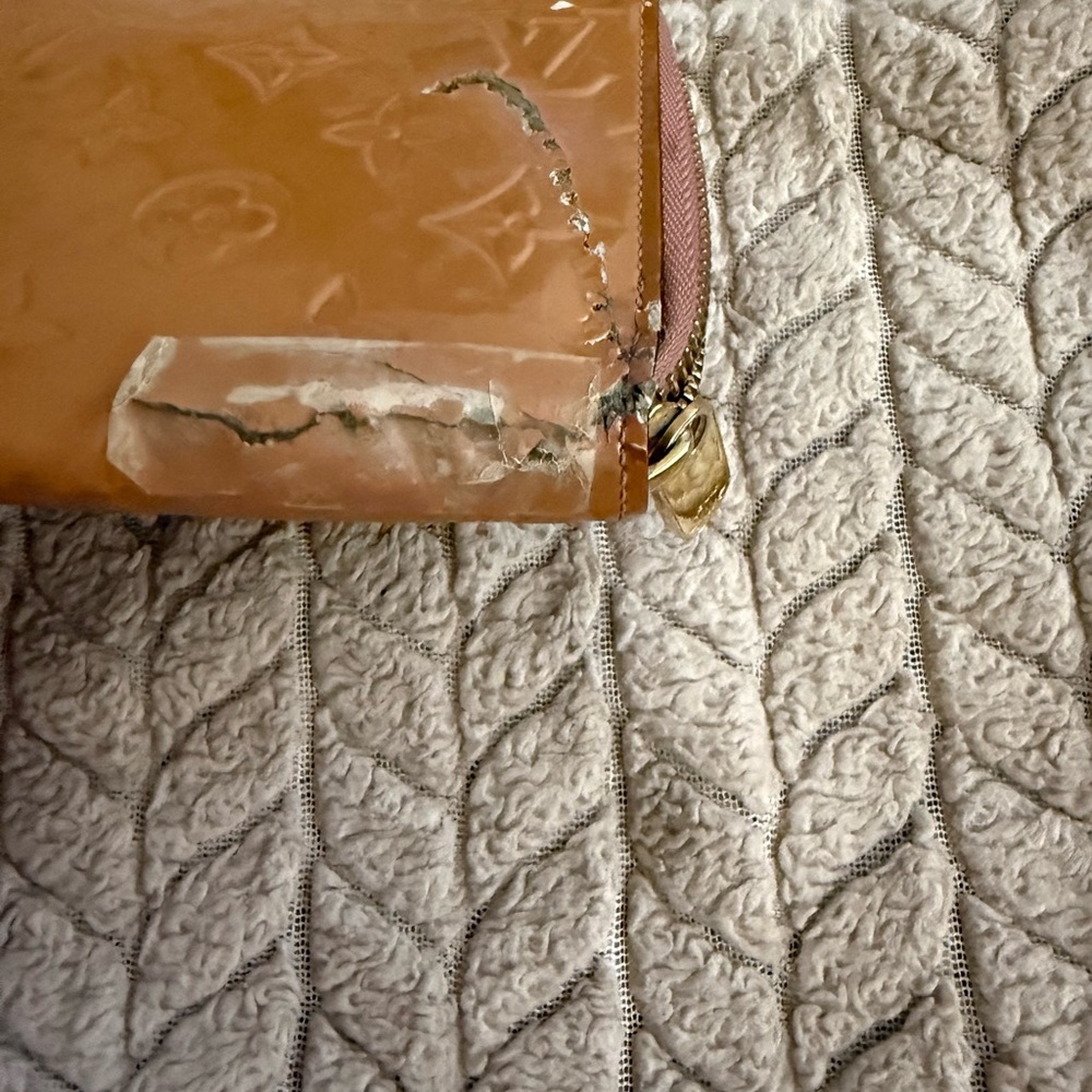 Louis Vuitton Vernis Zippy Wallet - tan Beige project piece - Picture 7 of 8